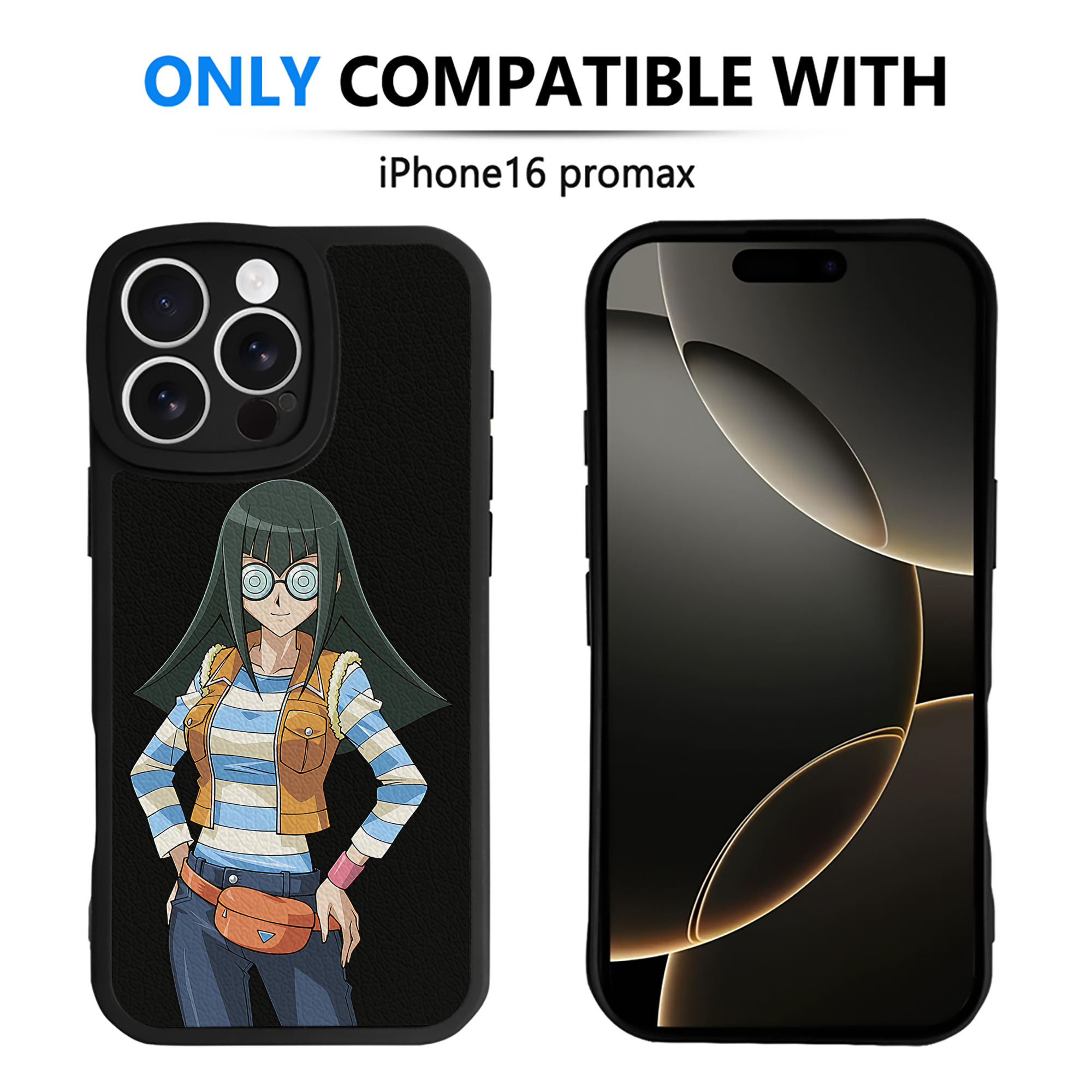 （画像用） 遊☆戯☆王 Yu-Gi-Oh! 【iPhone 16シリーズ対応】シリコンスマホケース（レザー調） 材質：シリコン